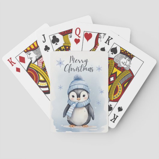 Jeu De Cartes "Pingouin mignon" (dos)