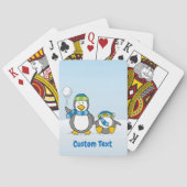 Jeu De Cartes Pingouins à neige (dos)