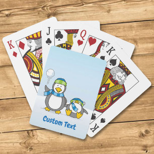 Jeu De Cartes Pingouins à neige