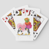 Jeu De Cartes Pingouins Avec Cadeaux Jouer Des Cartes (dos)