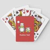 Jeu De Cartes Pingouins de Noël (dos)