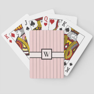 Jeu De Cartes Pink avec des rayures noires Jouer des cartes