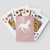 Jeu De Cartes Pink Unicorn mariage Favor Card Deck (dos)