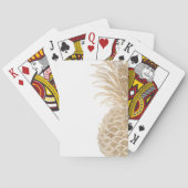 Jeu De Cartes Pinneapple Tropical Or (dos)