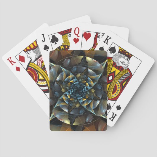Jeu De Cartes Pinwheel Art Abstrait (dos)