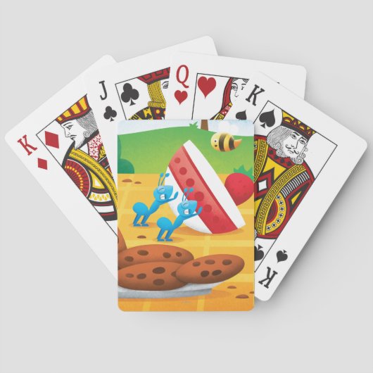 Jeu De Cartes Pique-nique d'été (dos)