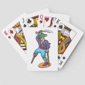 Jeu De Cartes Pirate avec jambe de bois et épée (dos)
