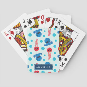 Jeu De Cartes Pirate Octopus, Pirate Jellfish, Mer, Votre Nom