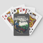 Jeu De Cartes Piste VTT de descente personnalisée (dos)