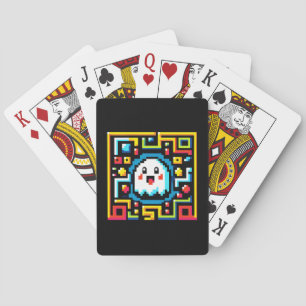 Jeu De Cartes Pixel Ghost Maze - Jeu Retro Inspiré Arcade