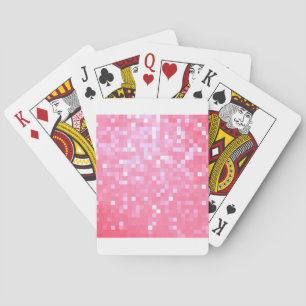 Jeu De Cartes Pixel rose étincelle