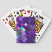 Jeu De Cartes Pixelated Pattern - Purple (dos)