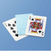 Jeu De Cartes Pixellisation Mosaïque Bleue