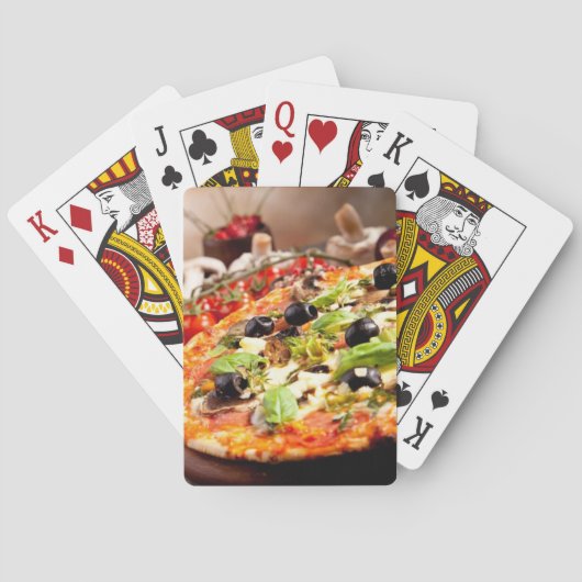 Jeu De Cartes pizza italienne fraîche (dos)