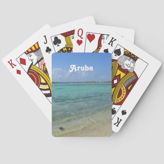 Jeu De Cartes Plage d'Aruba (dos)