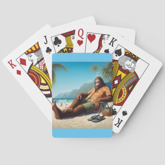Jeu De Cartes Plage de Bigfoot (dos)