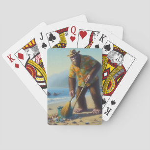 Jeu De Cartes Plage de nettoyage des pieds