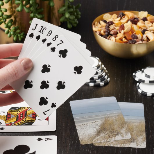 Jeu De Cartes Plage d'océan sur Cape Cod (In Situ)
