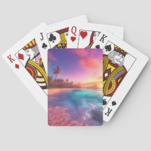 Jeu De Cartes Plage Dreamy colorée