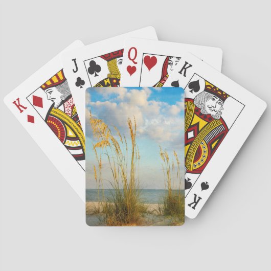 Jeu De Cartes Plage et mer d'avoine (dos)