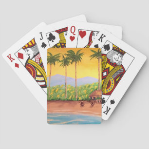 Jeu De Cartes Plage Plage Jouer des cartes
