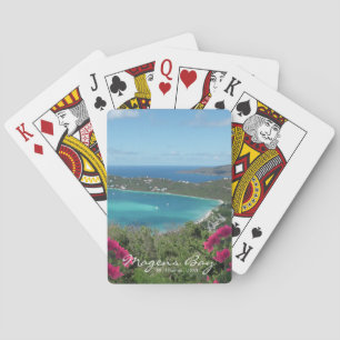 Jeu De Cartes Plage tropicale de Magens Bay St. Thomas, Îles Vie