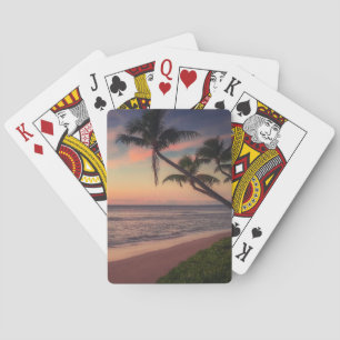 Jeu De Cartes PLAGE TROPICALE SUNSET Classic Playing Cards
