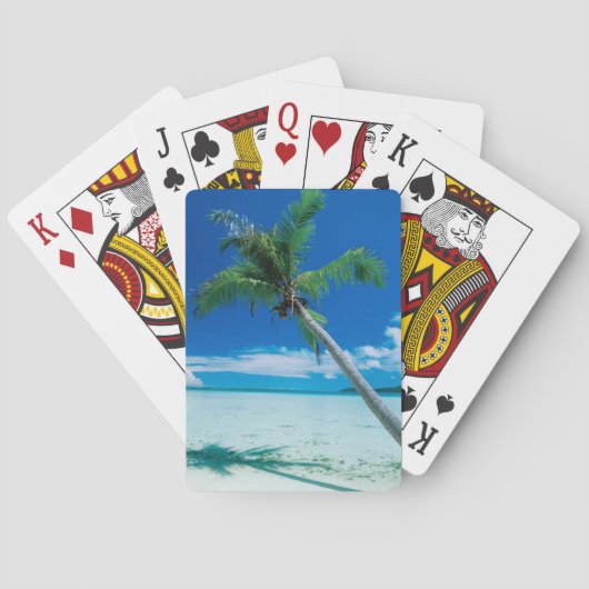 Jeu De Cartes Plages tropicales | Plage de Motu Tofari, Bora Bor (dos)