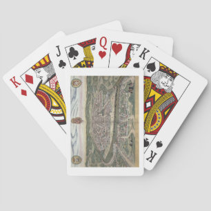 Jeu De Cartes Plan de Séville, extrait de 'Civitates Orbis Terra