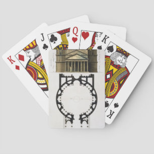 Jeu De Cartes Plan du sol et façade du Panthéon, Rome, de