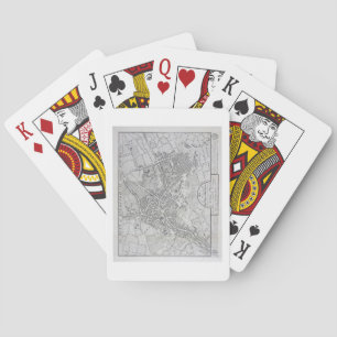 Jeu De Cartes Plan of Birmingham, 1731, published 1789