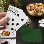 Jeu De Cartes Planche classique à cartes vert foncé (In Situ)