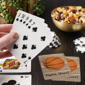 Jeu De Cartes Plancher personnalisé en bois de basket-ball (In Situ)