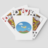 Jeu De Cartes Plane jaune (dos)