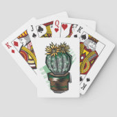 Jeu De Cartes Plante de cactus dans un pot (dos)