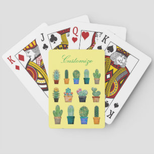 Jeu De Cartes Plantes de Cactus assortés Thunder_Cove