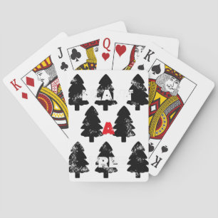 Jeu De Cartes Plantez un motif d'arbre
