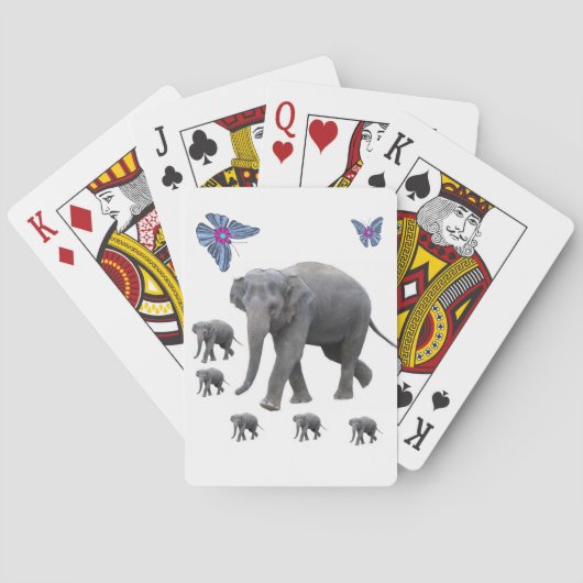 Jeu De Cartes Plateau de carte éléphant (dos)