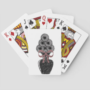 Jeu De Cartes Plateau de cartes de jeu floral