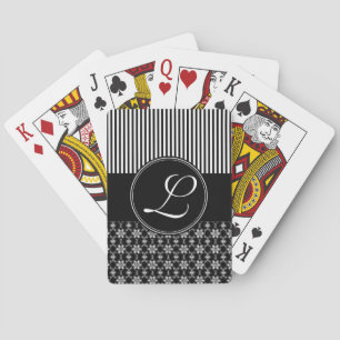 Jeu De Cartes Plateau de cartes, Monogramme personnalisé, Motif