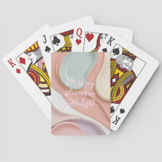 Jeu De Cartes Playing cards in stylish abstract graphic