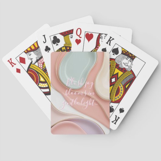 Jeu De Cartes Playing cards in stylish abstract graphic (dos)