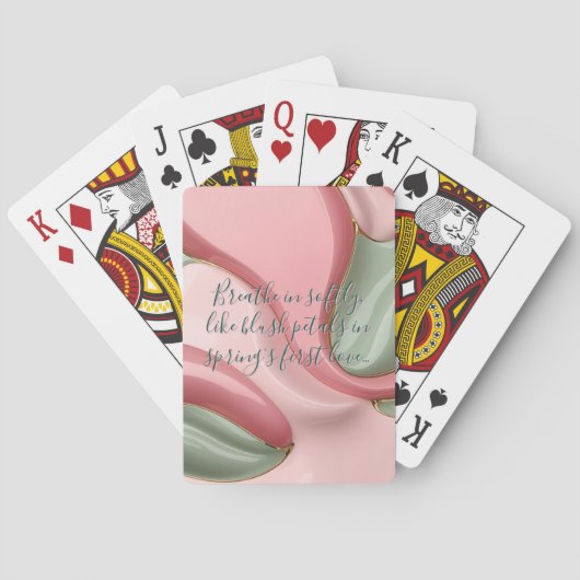 Jeu De Cartes Playing cards in stylish abstract graphic (dos)