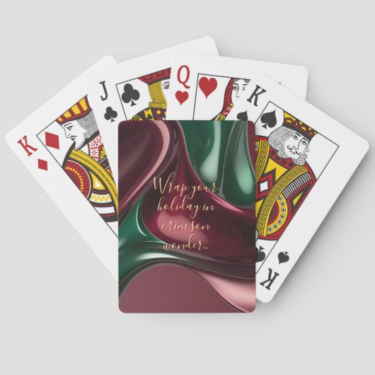 Jeu De Cartes Playing cards in stylish abstract graphic (dos)