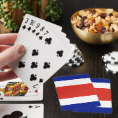 Jeu De Cartes Playing Cards with flag of Costa Rica (In Situ)