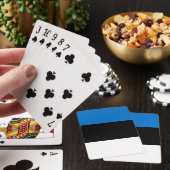 Jeu De Cartes Playing Cards with flag of Estonia (In Situ)