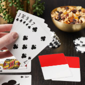 Jeu De Cartes Playing Cards with flag of Indonesia (In Situ)