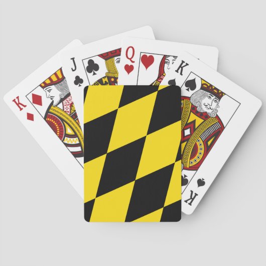 Jeu De Cartes Playing Cards with flag of Munchen (dos)