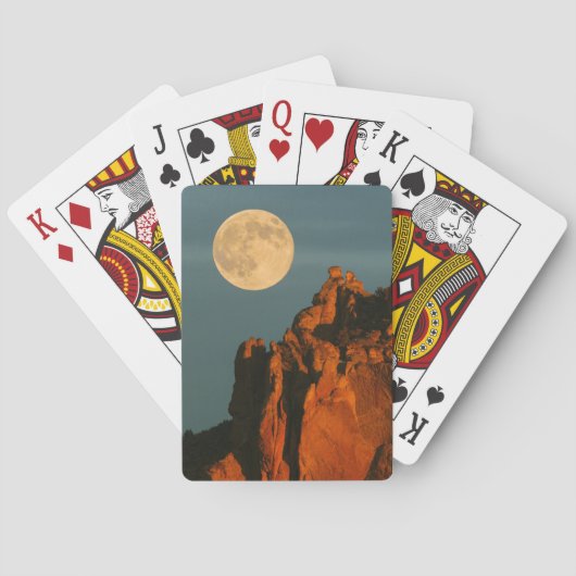 Jeu De Cartes Pleine Lune | Falaises de Basalte Smith Rock State (dos)
