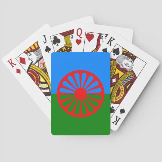 Jeu De Cartes Pllag officiel de Romany Gypsy (dos)